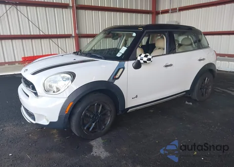 2016 Mini Countryman Cooper S z USA, uszkodzony, nr VIN WMWZC5C5XGWU01031